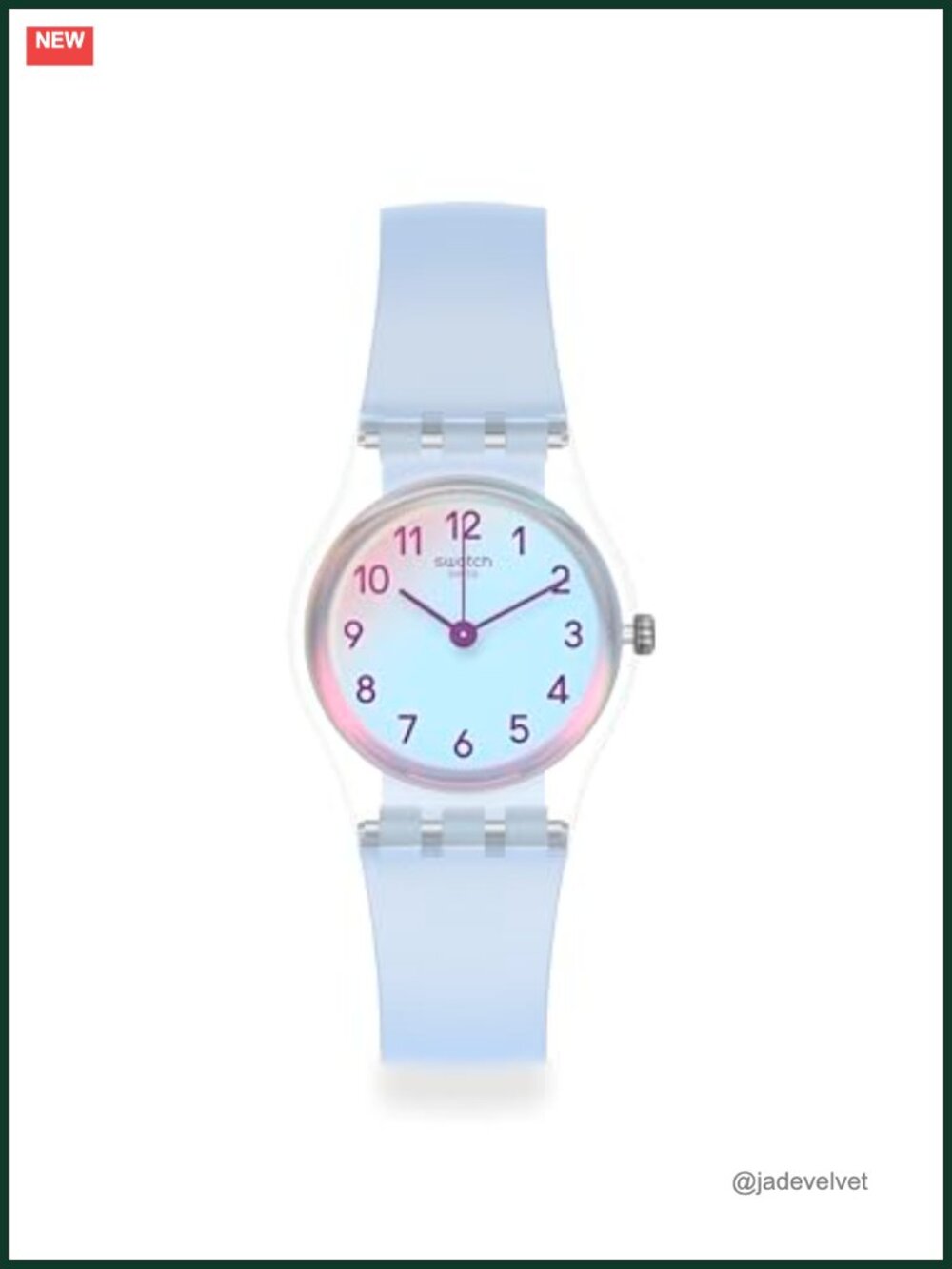 Women's Casual Quartz Watch with Polymer Strap and Water Resistance